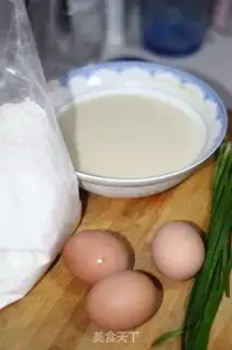 Make Egg and bean dregs cake step 0