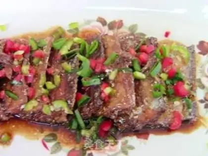 Make braised hairtail step 8