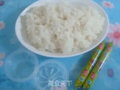 Make Chrysanthemum rice balls step 0