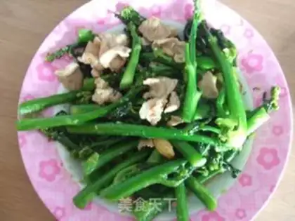 Make Hong Kong cauliflower stir-fried pork step 4