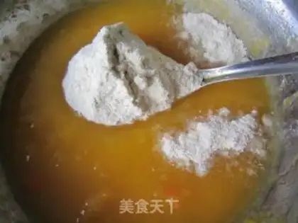 Make Pumpkin fried cake step 3
