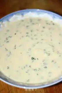 Make Egg and bean dregs cake step 2