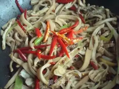 Make stir-fried mutton tripe step 8