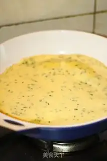 Make Egg and bean dregs cake step 3