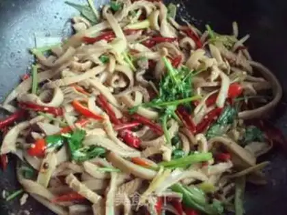 Make stir-fried mutton tripe step 10