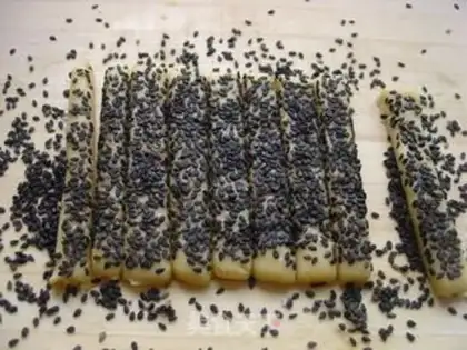 Make Sesame biscuits step 9