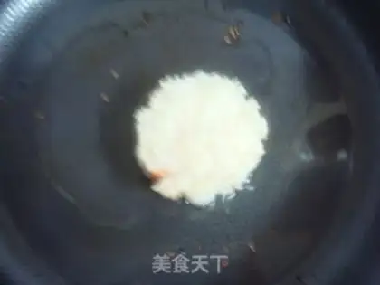 Make Chrysanthemum rice balls step 8