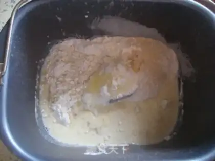 Make Bean paste flower bread step 0