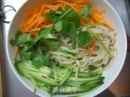 Make Spicy cold mushroom step 3