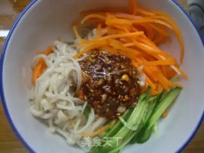 Make Spicy cold mushroom step 5
