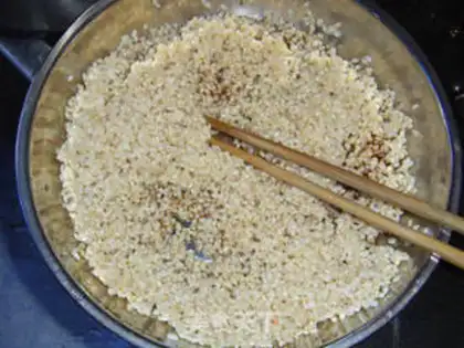 Make glutinous rice step 2