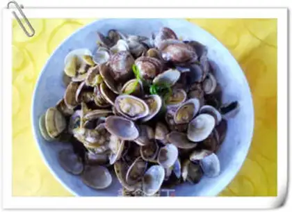 Make Corbicula fried with onion step 7