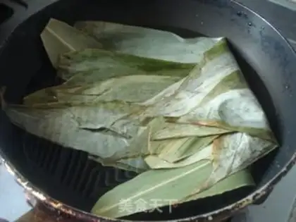 Make yam rice dumplings step 1