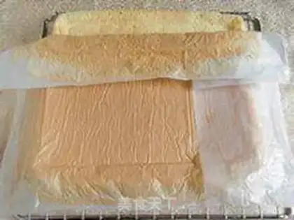 Make Blueberry cake roll step 17