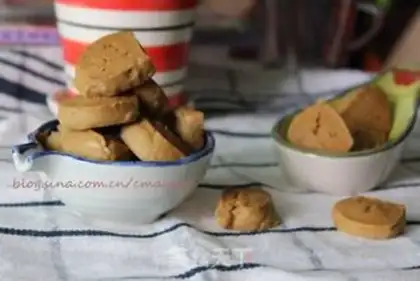 Make sesame paste cookies step 5