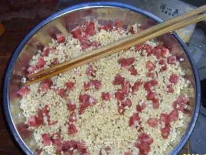 Make glutinous rice step 7