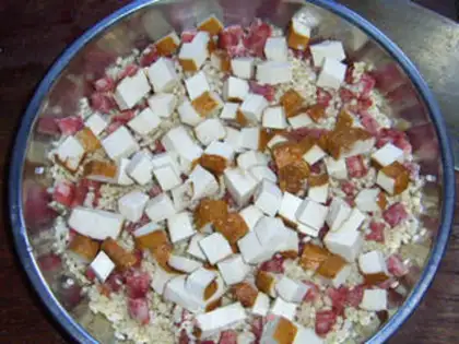 Make glutinous rice step 8
