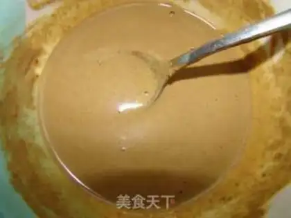 Make Sesame sauce beans step 5