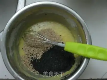 Make Sesame pancakes step 3