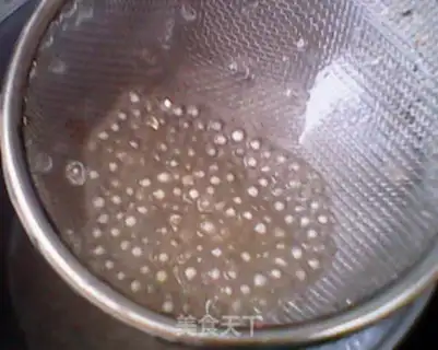 Make Banana milk sago dew step 5