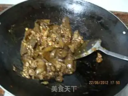 Make Sauted eggplant in sauce step 15