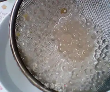 Make Banana milk sago dew step 7