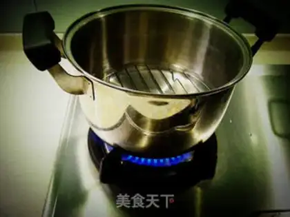 Make Japanese tea bowl steaming step 6