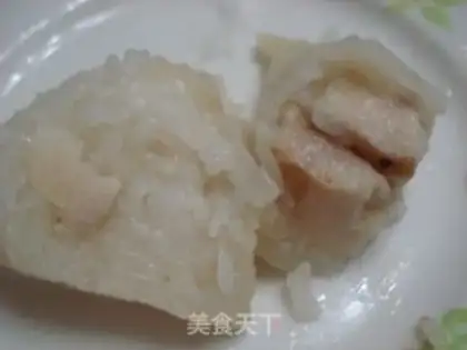 Make yam rice dumplings step 13