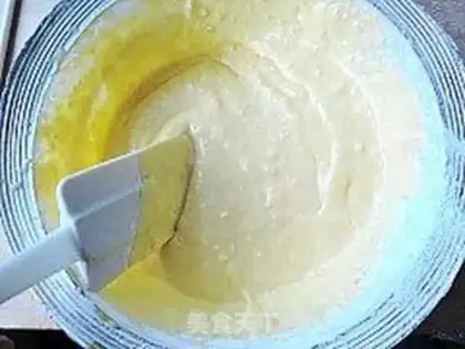 Make yogurt cake step 6