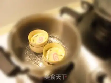 Make Japanese tea bowl steaming step 10