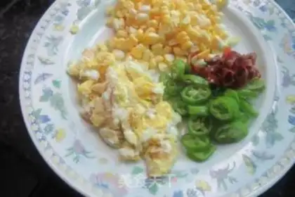 Make Sweet corn fried rice step 1