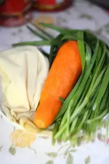 Make Shredded carrot tofu step 0
