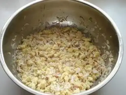 Make Radish shrimp skin and egg dumplings step 12