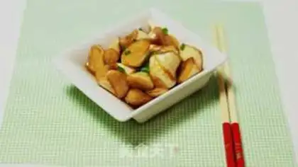 Make Oily steamed rice bamboo step 2