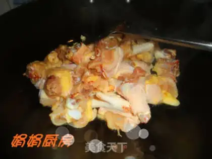 Make Braised three yellow chicken with edamame step 3