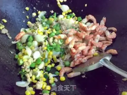 Make Stewed shrimps with pastoral assorted ingredients step 9