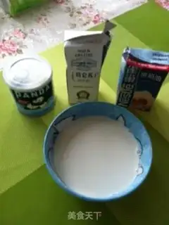 Make Papaya milk sago dew step 1