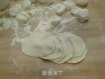 Make Radish shrimp skin and egg dumplings step 18