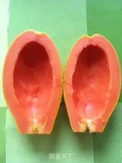 Make Papaya milk sago dew step 3