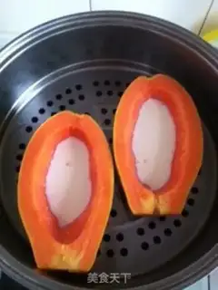 Make Papaya milk sago dew step 4