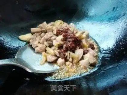 Make Konjac chicken leg meat step 4
