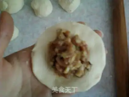 Make Mushroom pork bun step 9