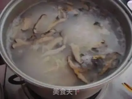 Make Mushroom chicken breast porridge step 10