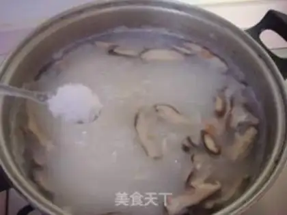 Make Mushroom chicken breast porridge step 11