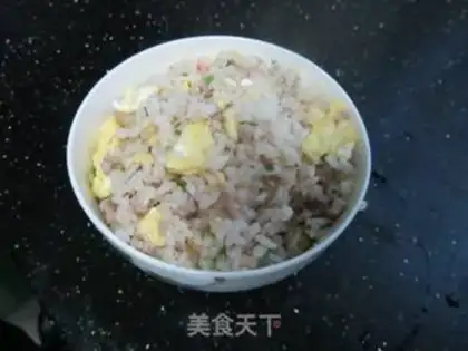 Make Fried rice with minced pork and egg step 5