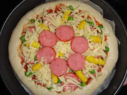 Make Sunflower Pizza step 19