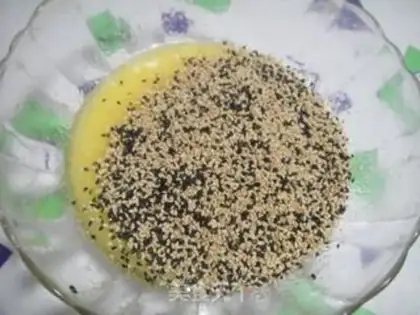 Make Black sesame biscuits step 3