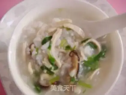Make Mushroom chicken breast porridge step 14