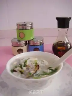 Make Mushroom chicken breast porridge step 17