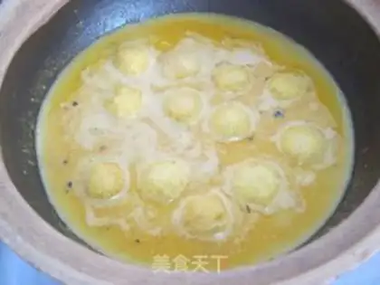 Make Bamboo stick curry fish ball step 6